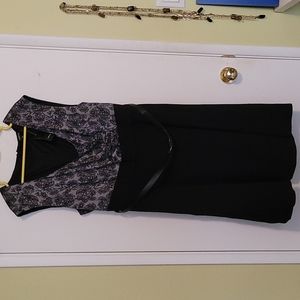 Black and Grey Dress